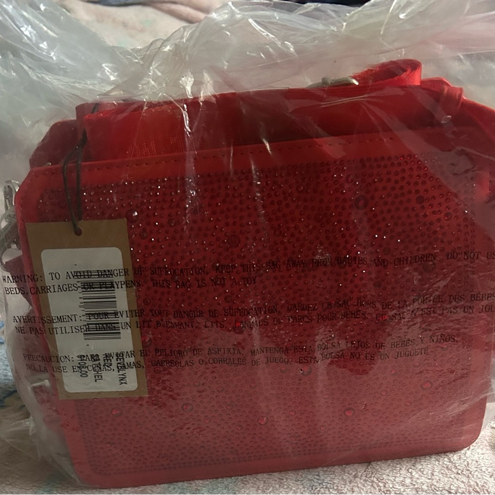 Steve Madden Sparkling Red Handbag New With Tag - Picture 4 of 8